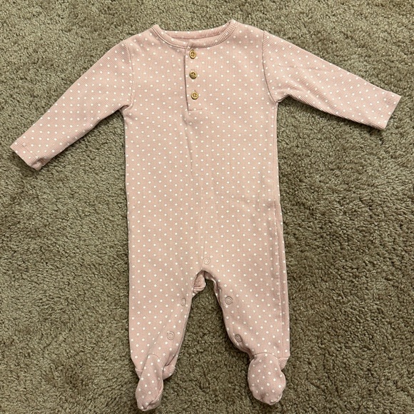 Chelsea & Violet Other - Chelsea & Violet Baby Girl Size 3 month Pink Polka Dot Onesie